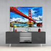 Golden Gate Bridge Glass Wall Art by Insigneart USA