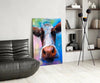 Cow Glass Wall Art by Insigneart USA