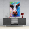 Cow Glass Wall Art by Insigneart USA