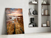 Cliffs Glass Wall Art by Insigneart USA