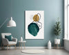 Abstract Shapes Glass Wall Art by Insigneart USA