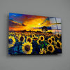 Sunflower Flower Glass Wall Art by Insigneart USA