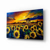 Sunflower Flower Glass Wall Art by Insigneart USA