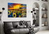 Sunflower Flower Glass Wall Art by Insigneart USA