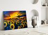 Sunflower Flower Glass Wall Art by Insigneart USA