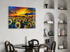 Sunflower Flower Glass Wall Art by Insigneart USA
