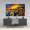 Sunflower Flower Glass Wall Art by Insigneart USA
