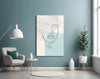 Abstract Shapes Glass Wall Art by Insigneart USA
