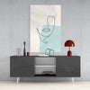 Abstract Shapes Glass Wall Art by Insigneart USA