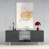 Abstract Shapes Glass Wall Art by Insigneart USA