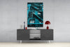 Blue Stairs Glass Wall Art by Insigneart USA