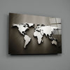 World Map Glass Wall Art by Insigneart USA
