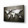 World Map Glass Wall Art by Insigneart USA