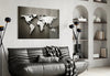 World Map Glass Wall Art by Insigneart USA