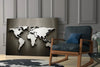 World Map Glass Wall Art by Insigneart USA