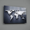 World Map Glass Wall Art by Insigneart USA