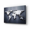World Map Glass Wall Art by Insigneart USA