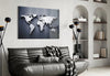 World Map Glass Wall Art by Insigneart USA