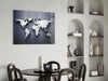 World Map Glass Wall Art by Insigneart USA