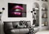 Lip Glass Wall Art by Insigneart USA
