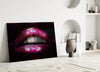 Lip Glass Wall Art by Insigneart USA