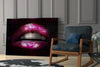Lip Glass Wall Art by Insigneart USA