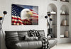 American Eagle Glass Wall Art by Insigneart USA