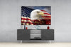 American Eagle Glass Wall Art by Insigneart USA