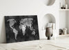 World Map Glass Wall Art by Insigneart USA