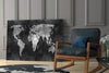 World Map Glass Wall Art by Insigneart USA