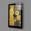 Gold Abstract Glass Wall Art by Insigneart USA