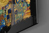 Gold Abstract Glass Wall Art by Insigneart USA