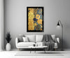 Gold Abstract Glass Wall Art by Insigneart USA