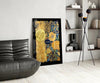 Gold Abstract Glass Wall Art by Insigneart USA