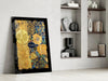 Gold Abstract Glass Wall Art by Insigneart USA