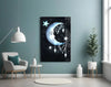 Moon Star Glass Wall Art by Insigneart USA