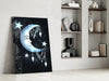 Moon Star Glass Wall Art by Insigneart USA