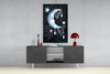 Moon Star Glass Wall Art by Insigneart USA