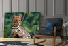 Cheetah Glass Wall Art by Insigneart USA