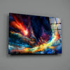 Colorful Space Glass Wall Art by Insigneart USA