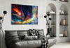 Colorful Space Glass Wall Art by Insigneart USA