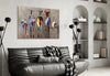 Colorful Zebras Glass Wall Art by Insigneart USA