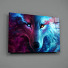 Wolf Glass Wall Art by Insigneart USA