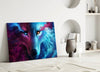 Wolf Glass Wall Art by Insigneart USA