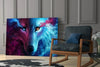 Wolf Glass Wall Art by Insigneart USA