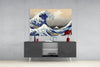 Kanagawa Oki Nami Ura Great Wave Glass Wall Art by Insigneart USA