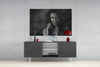 Tattooed Woman Glass Wall Art by Insigneart USA