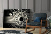 Wheel Glass Wall Art by Insigneart USA