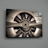 Propeller Glass Wall Art by Insigneart USA