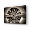 Propeller Glass Wall Art by Insigneart USA